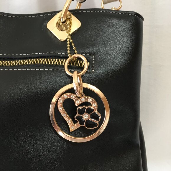 Women's Top Handle Satchel Shoulder Bag - Picture 3 of 6